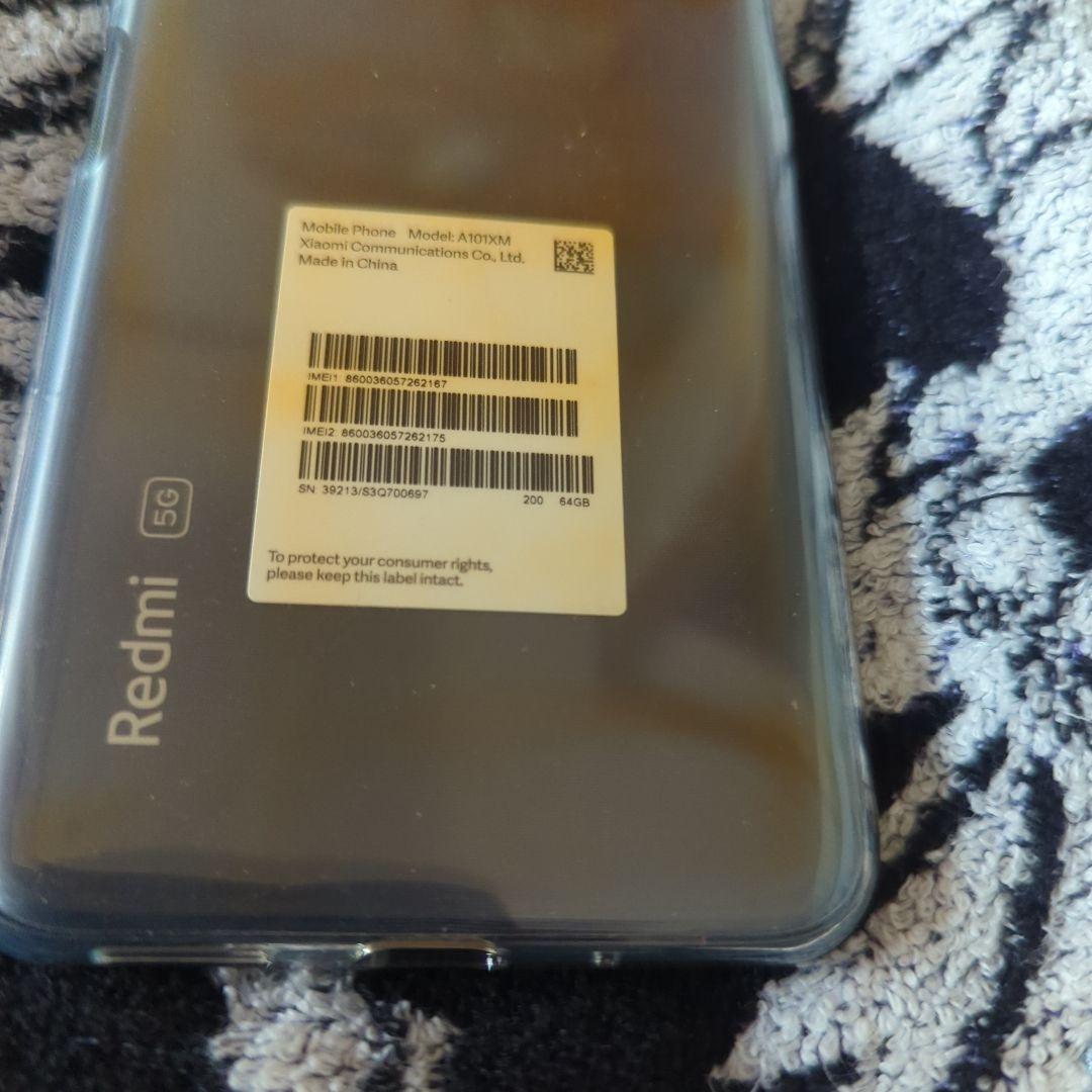 Redmi 5G スマートフォン　初期化してます 起動確認あり