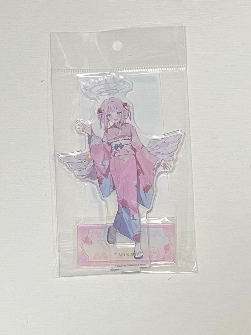 ブルーアーカイブ ブルアカ ミカ 浅草 着物 アクスタ 浅草さんぽ