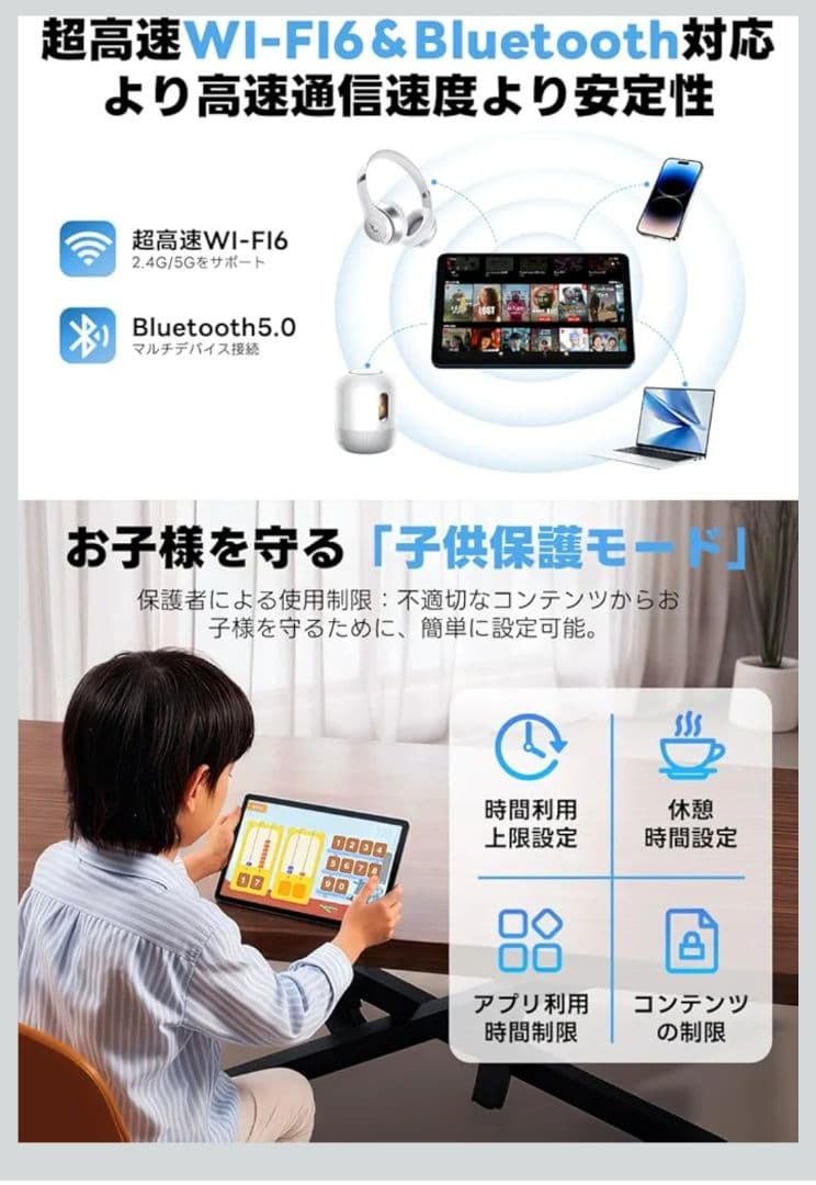 タブレット　10.1 インチ