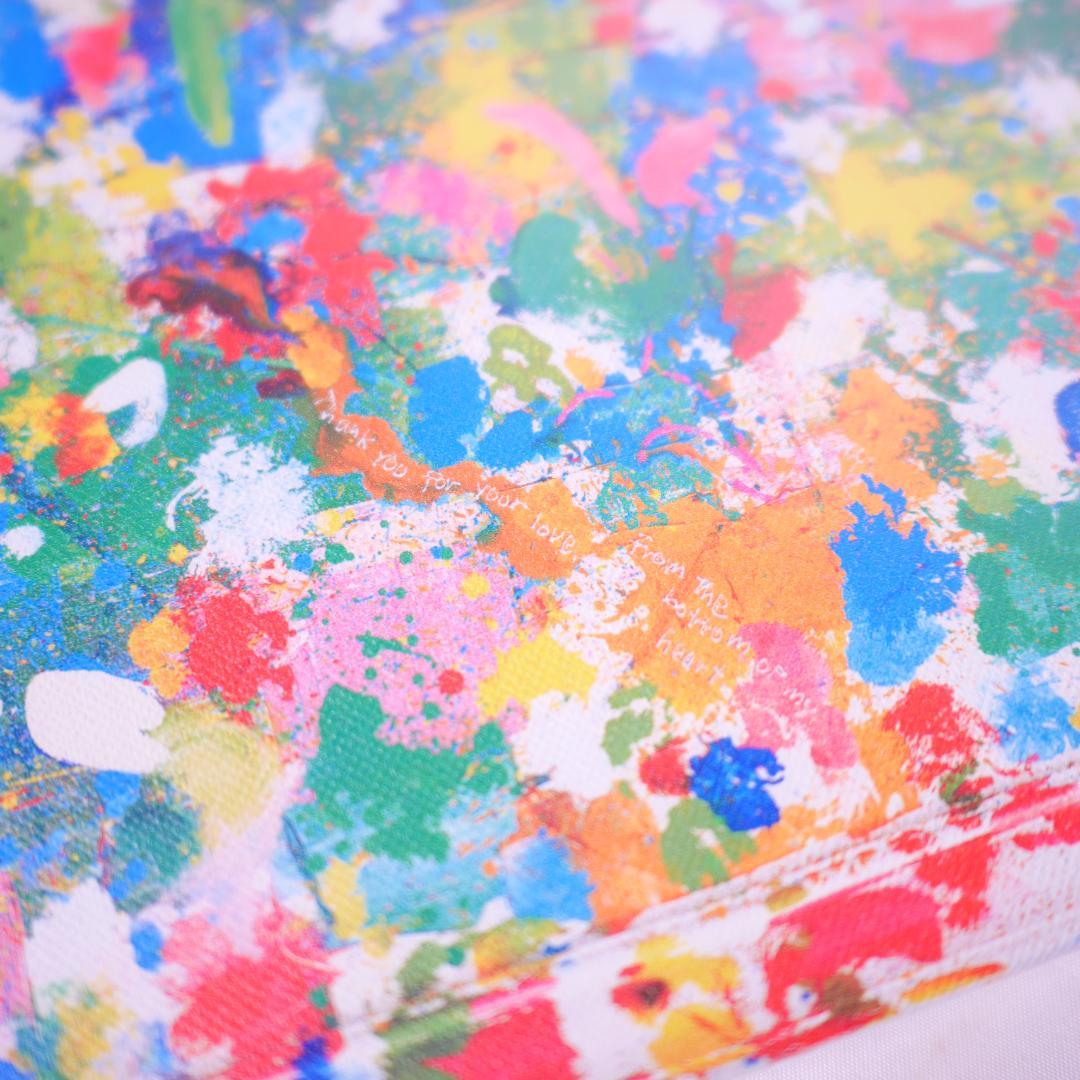 木梨憲武 キャンバスアート《感謝》木梨憲武展 2022 数量限定 絵画