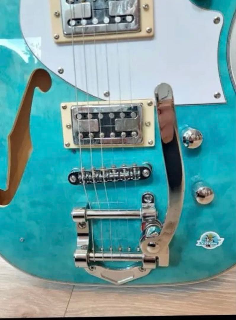 ZEUWI エレキギター ターコイズ - メルカリ