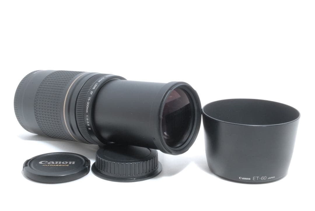 ⭐️キャノン⭐️フード付き⭐️ CANON EF 75-300mm II USM 望遠