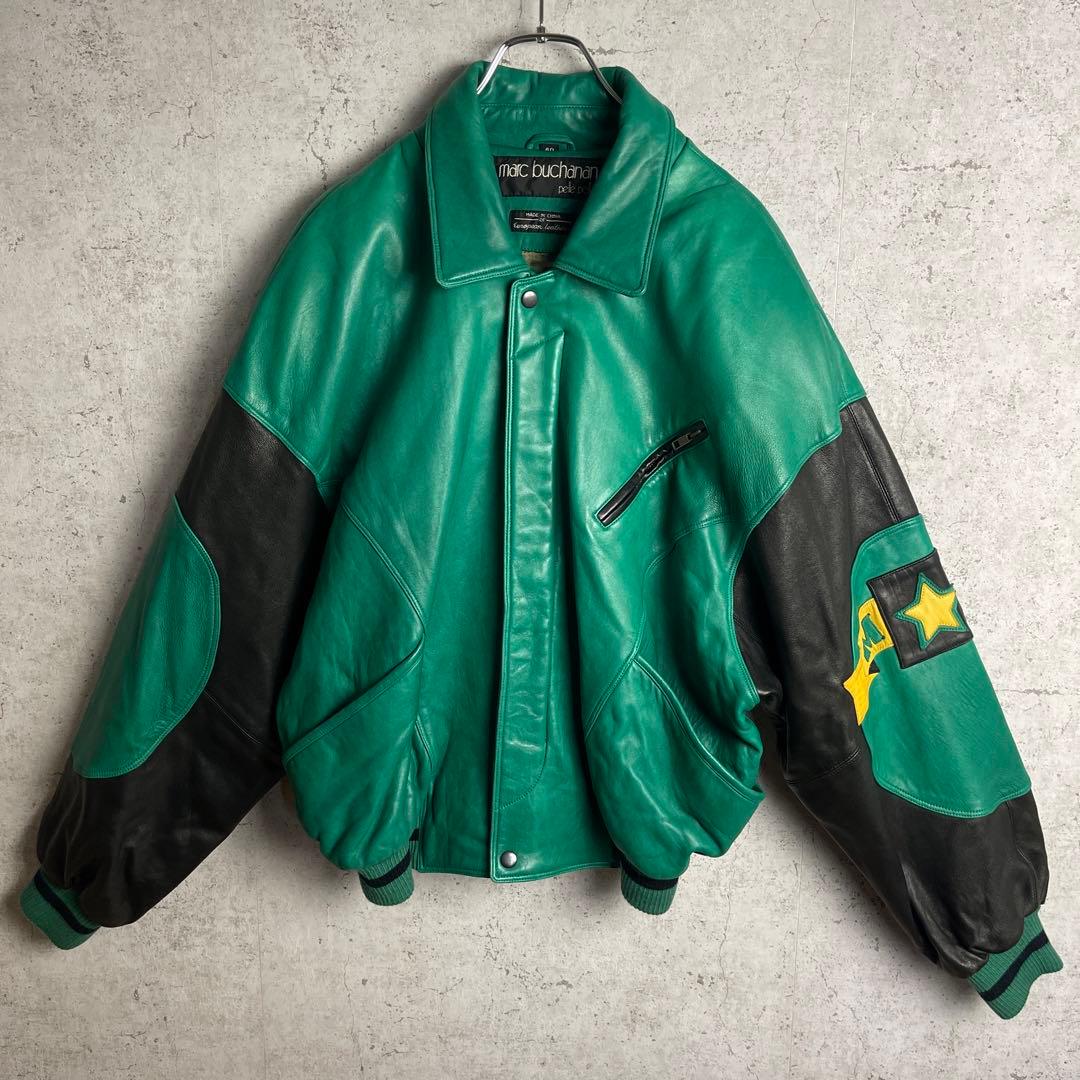 pelle pelle marc buchanan レザー ジャケット ペレペレ - メルカリ