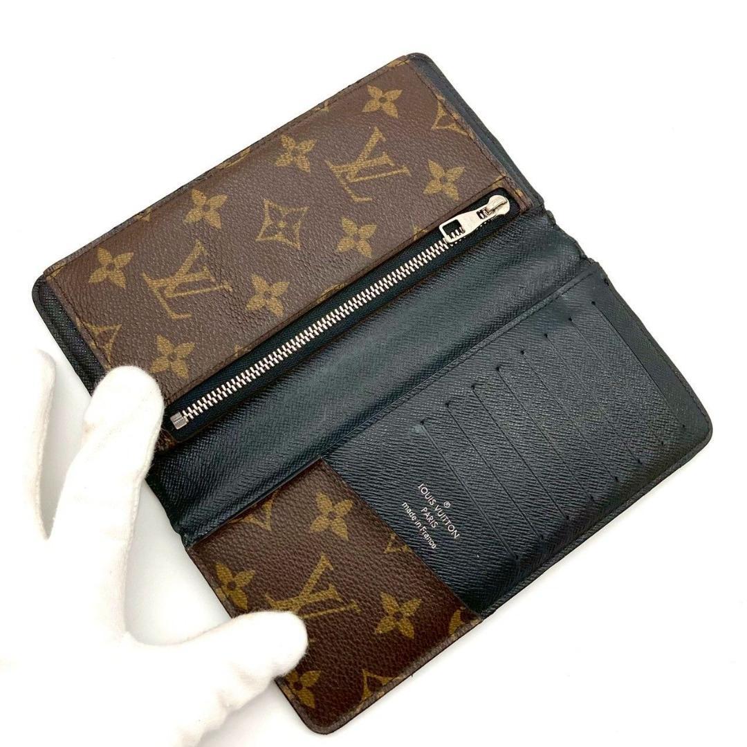 ルイヴィトン モノグラムマカサー ポルトフォイユタノン 長財布 Y80222