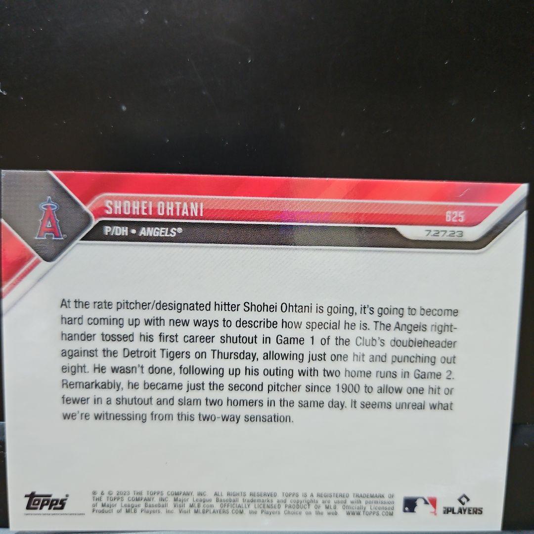 2023Toppsnow625大谷翔平ダブルヘッダーカード 10枚 - メルカリ
