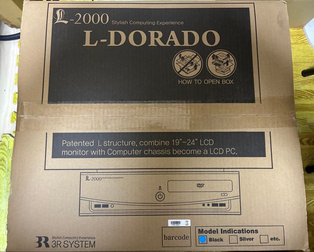 新品3R SYSTEM Ldorado L-2000モニター取付可能なPCケース
