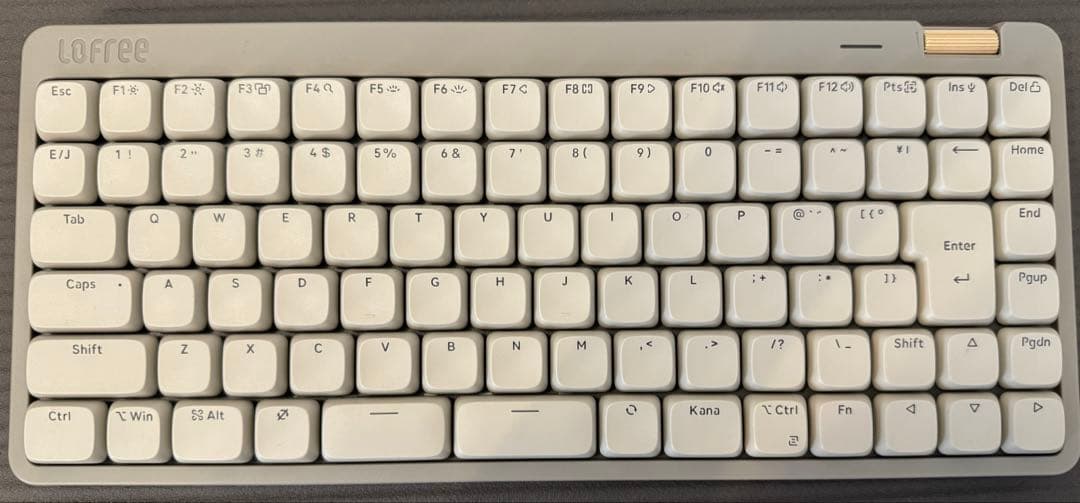 よ*ー様 lofree flow lite jis キーボード ビンテージグレー