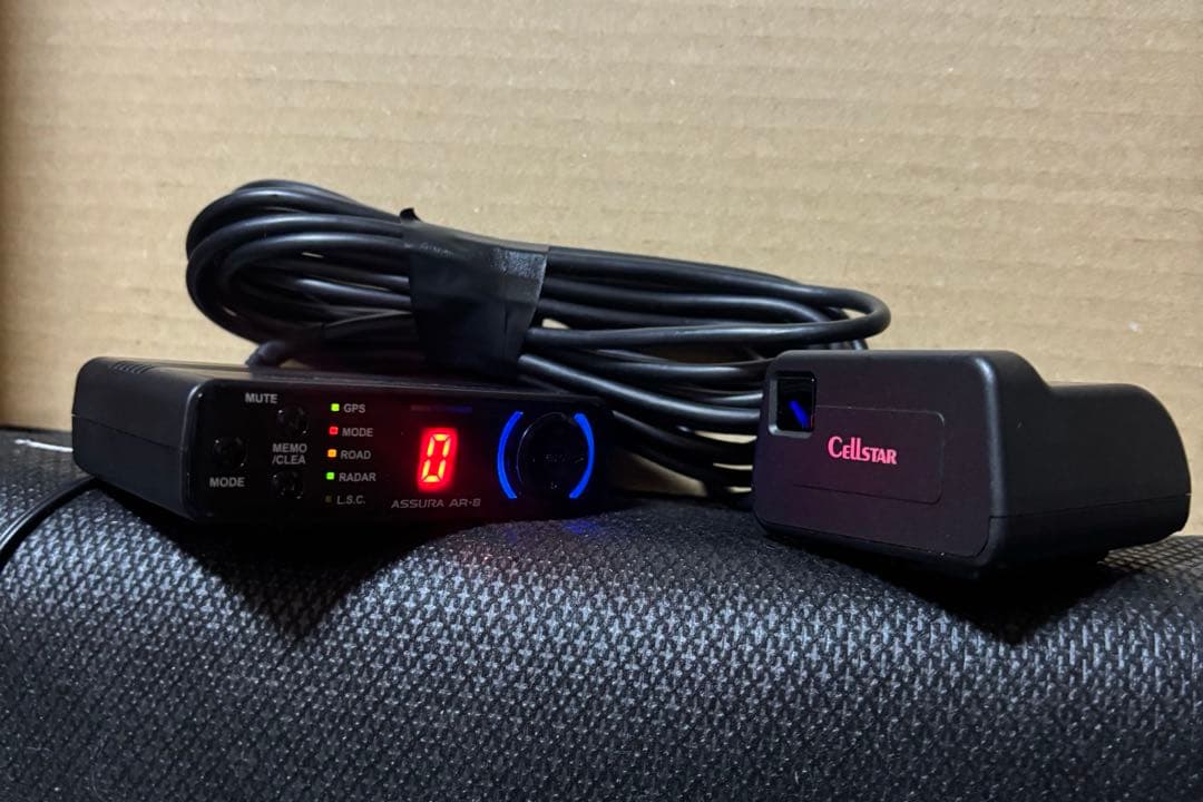 レア機種　セルスター　AR-8 レーザー&レーダー探知機　セパレート AR-8 セルスター工業株式会社
