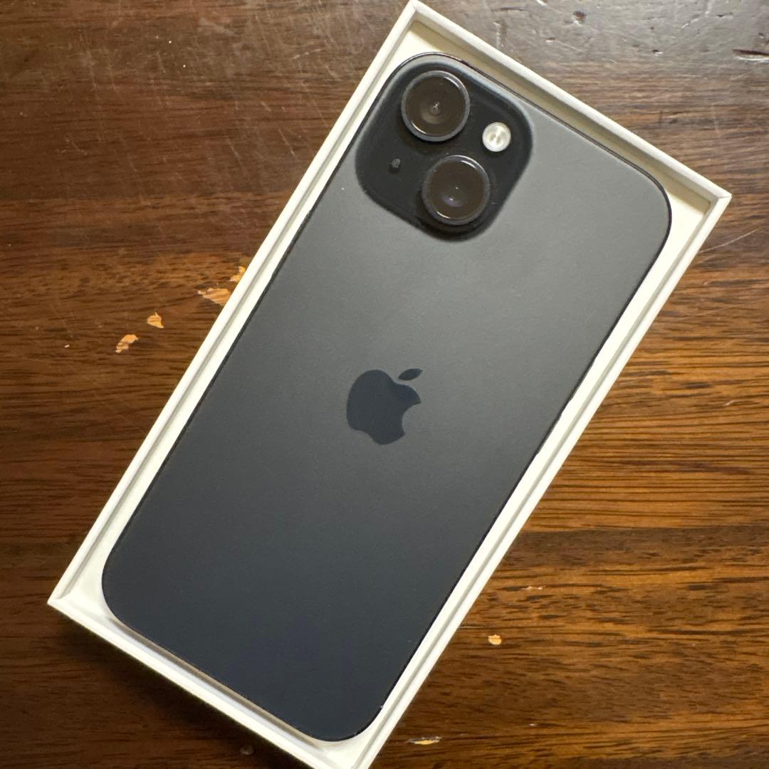 スマートフォン本体 iPhone 15 BLACK 128GB