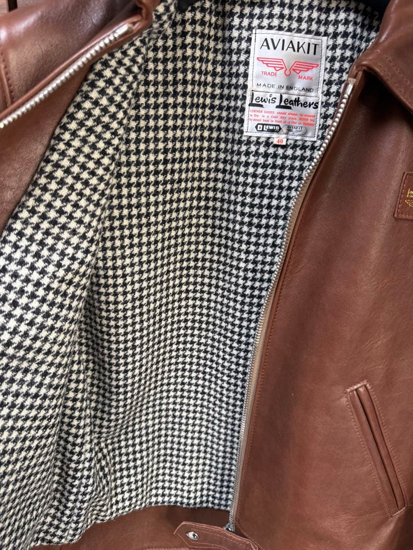 ルイスレザー コルセア 40 茶色 - メルカリ