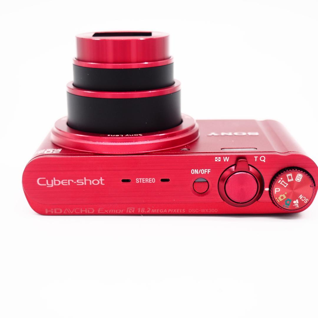 SONY Cyber-shot デジタルカメラ DSC-WX300 レッド