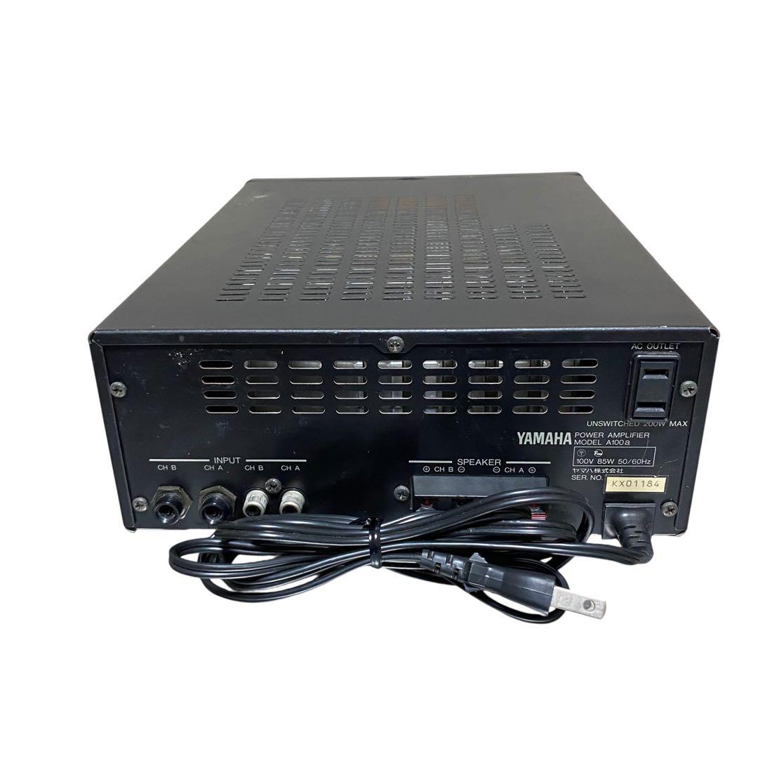 【動作品】YAMAHA パワーアンプ　A100a ステレオパワーアンプ