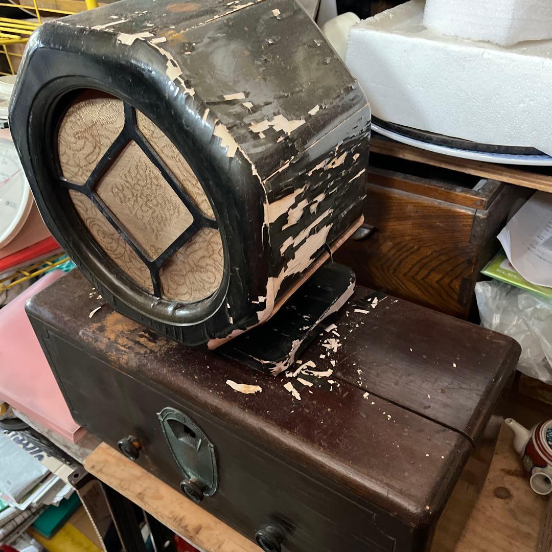 アンティークラジオ、テレビアンラジオ、古典ラジオ、大正時代ラジオ、山中電気ラジオ