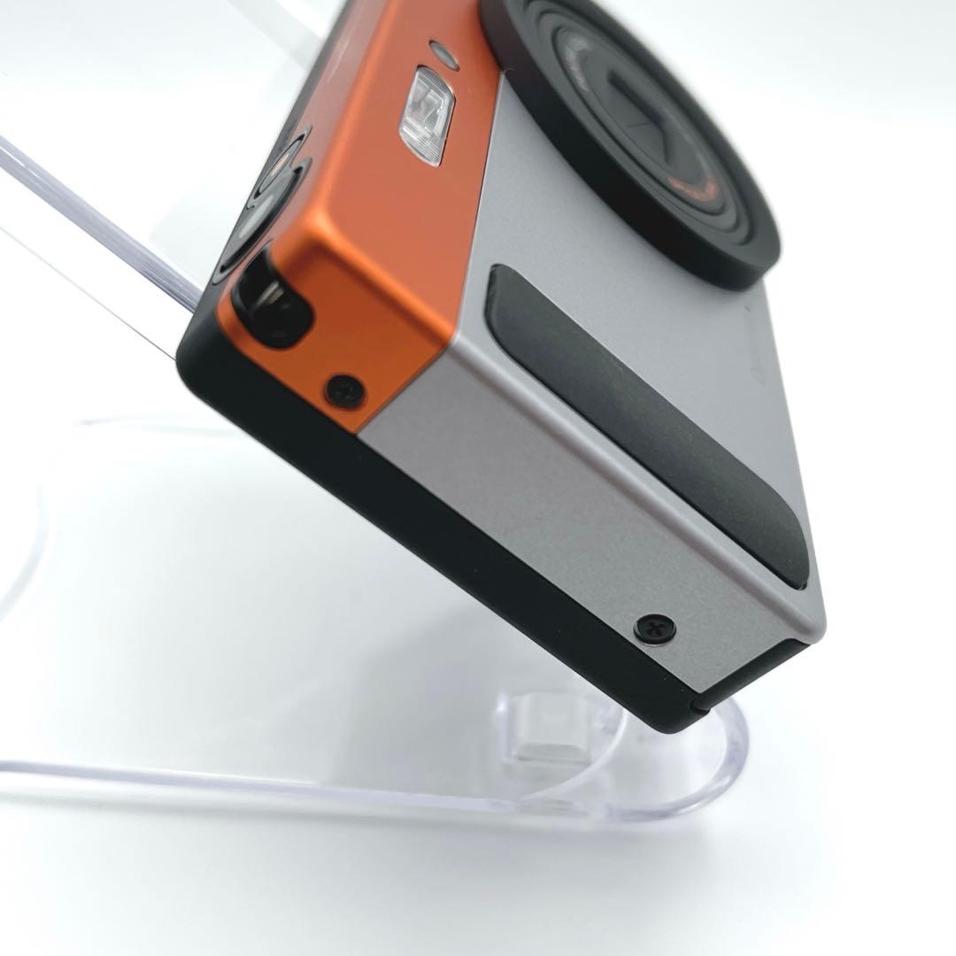 極美品 PENTAX Optio H90 オレンジ シルバー　可愛すぎるコンデジ