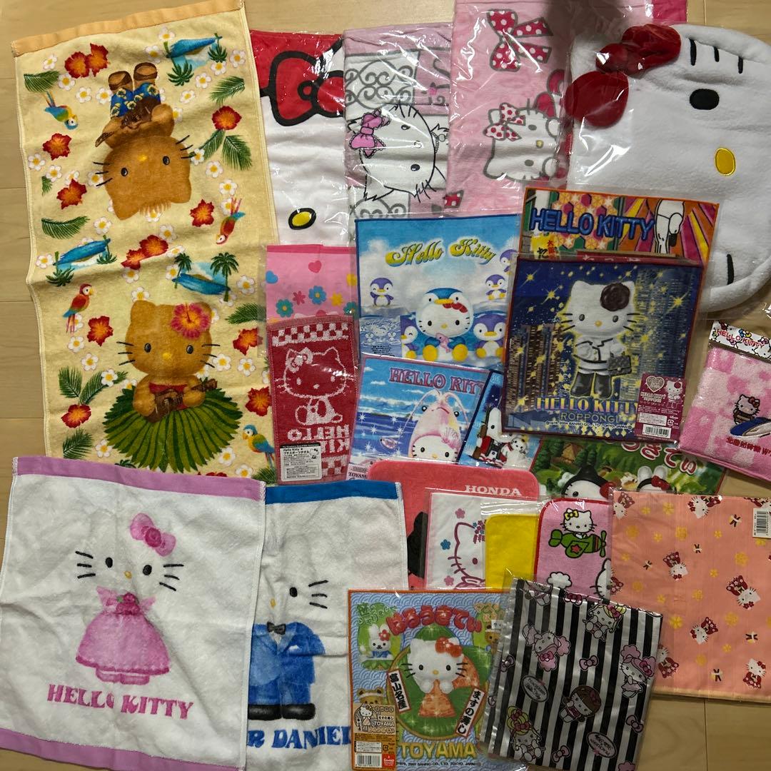 キティ 日焼け ハワイ ご当地 六本木 ハンカチ ウェディング タオル 未