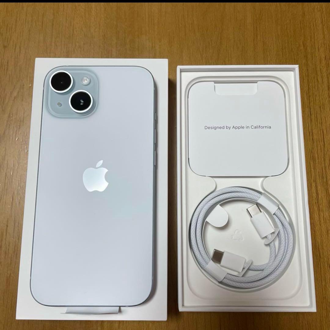 iPhone15 128GB ブルー SIMフリー docomo