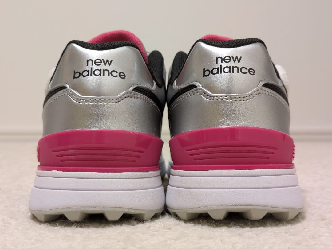 新品未使用 ニューバランス WGBS574B ゴルフシューズ BOA式 シルバー