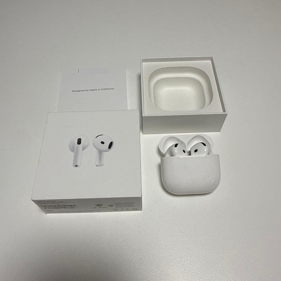 Apple AirPods 4本体 ホワイト アクティブノイズキャンセリング搭載AirPods 4を購入 - Apple（日本）