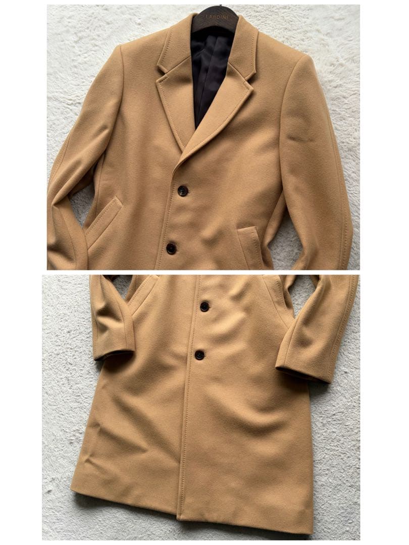 極美品】ポールスミス チェスターコート ウール100% M キャメル 18AW