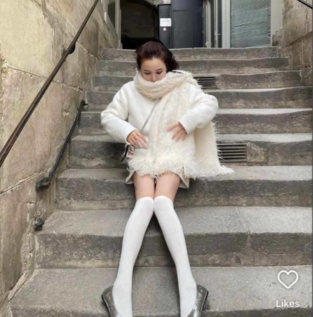 Pigalle shaggy muffler the toe - メルカリ