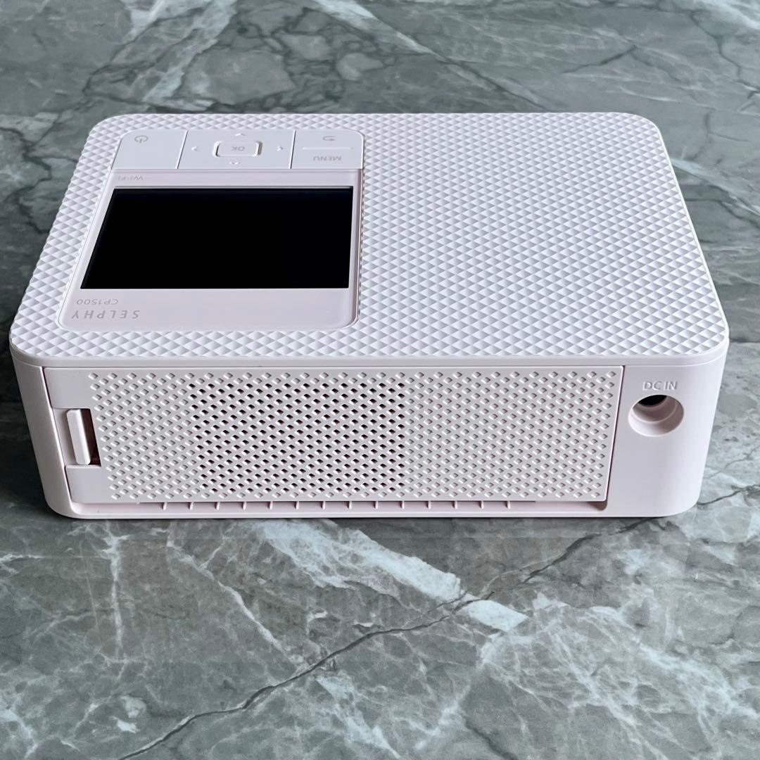 美品　Canon SELPHY CP1500 ピンク　L&カードサイズシート付き