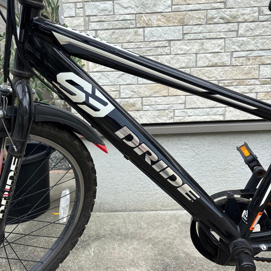 訳あり！人気！ドライド 24インチ 自転車 黒赤 引き取り限定 - メルカリ