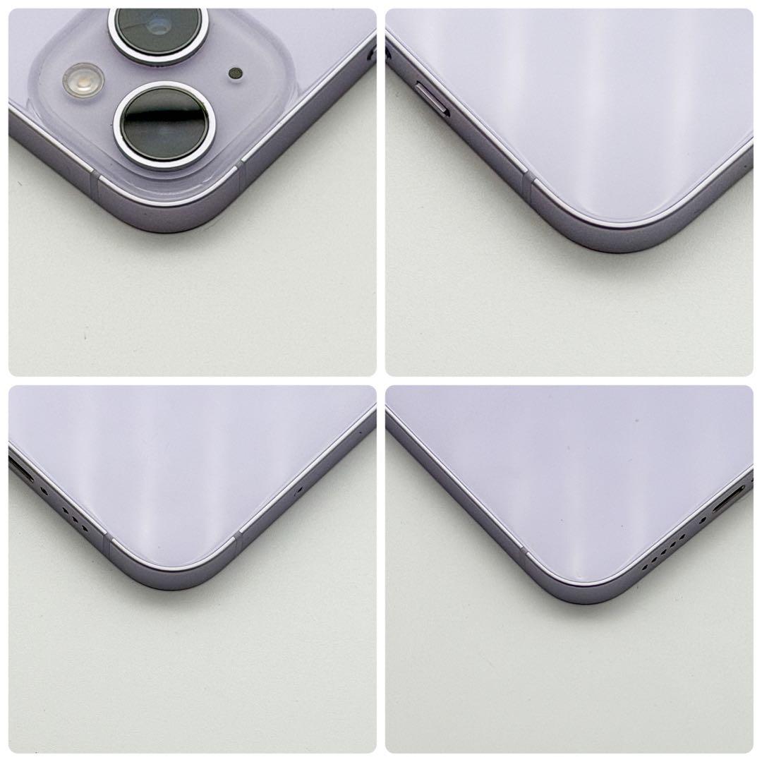 【未使用級】Apple アップル iPhone 14 パープル 本体 付属品付き