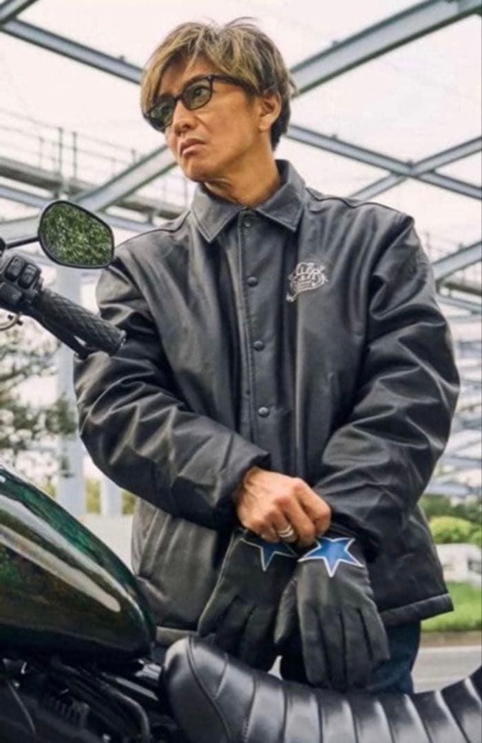 ROLLER FAKE LEATHER COACH JACKET XL最安値 - メルカリ