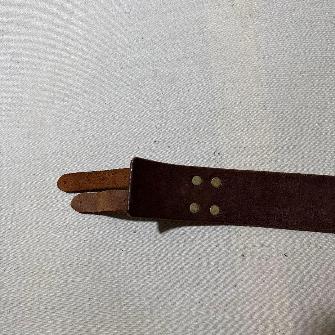 ポロ ラルフローレン スタッズベルト 本革 牛革 RRL ダブルアールエル