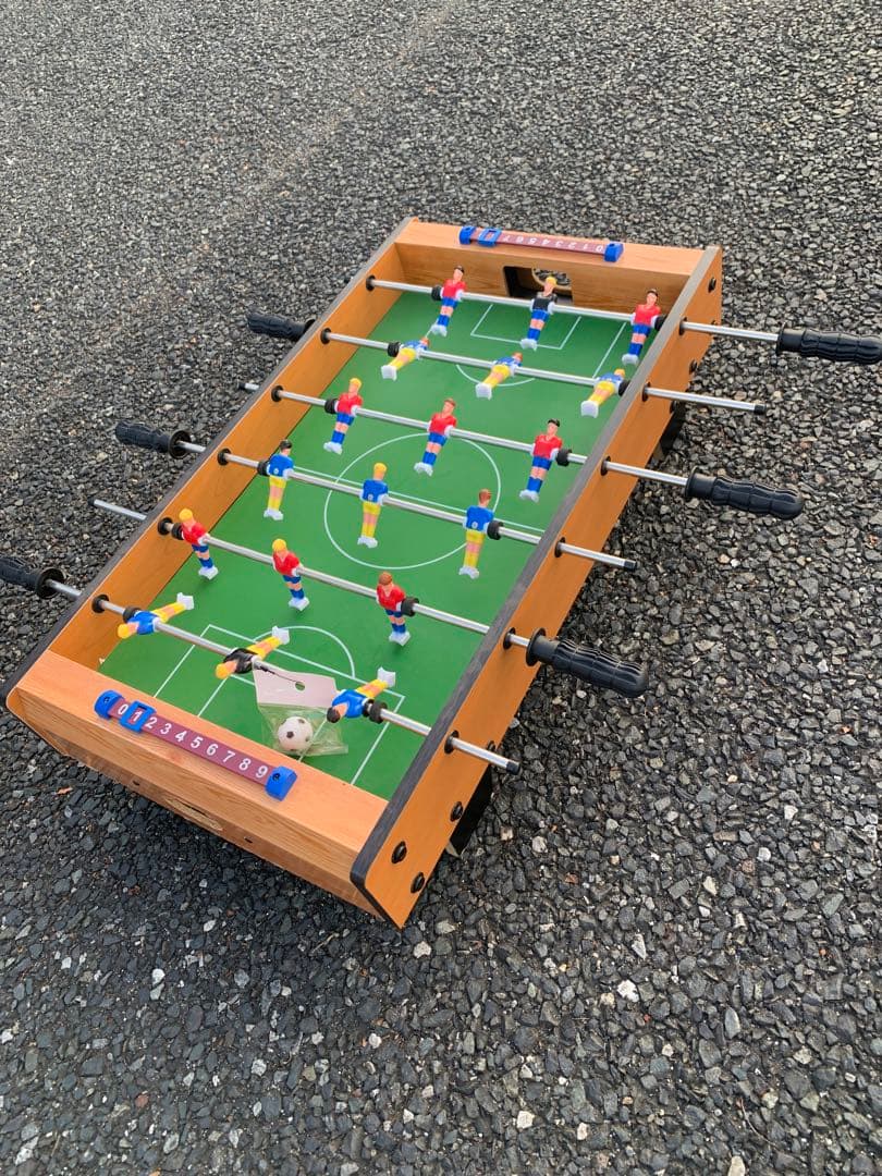 サッカーゲーム　テーブルサッカー　２人用　玩具 楽天市場】サッカー ボードゲーム サッカー盤 レトロ テーブル 2人