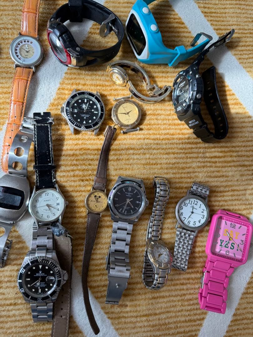 ジャンク時計セット 多様なデザイン動作未確認 - メルカリ