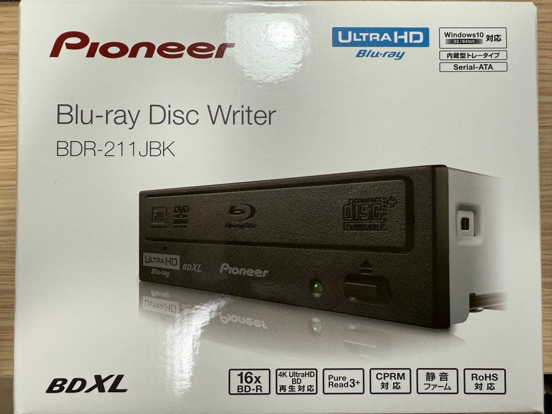 内蔵型光学ドライブ Pioneer BDR-211JBK BDR-211JBK 商品概要 | パソコン用BDドライブ | ブルーレイドライブ