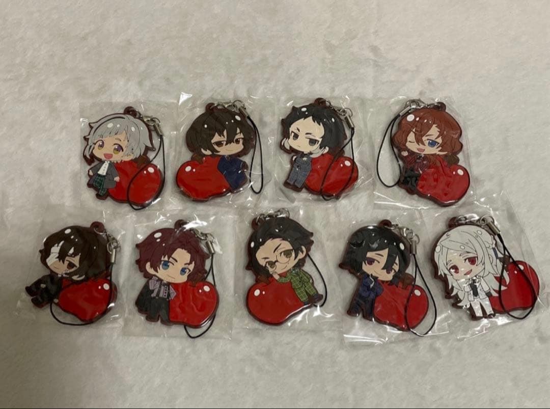 文豪ストレイドッグス　DEAD APPLE DA ラバーストラップ　コンプリート 文豪ストレイドッグス トレーディングラバーストラップ DEAD APPLE