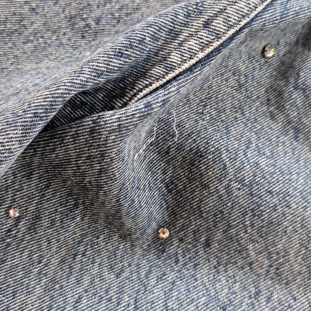 レア♡ミュウミュウ 正規品 刺繍ビジューつきデニムパンツ ジーンズ