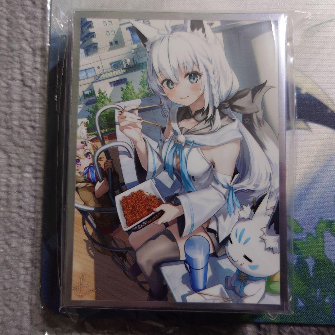 α1 ホロライブ すこん部&カップ焼きそば 白上フブキ スリーブ&プレイ