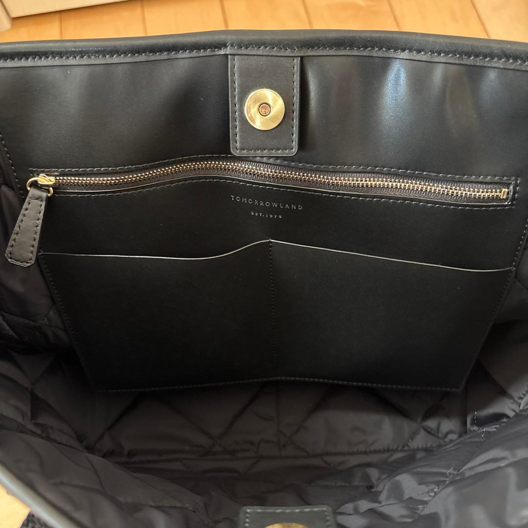 TOMORROWLAND トートバッグ A4可 黒 肩掛け 希少