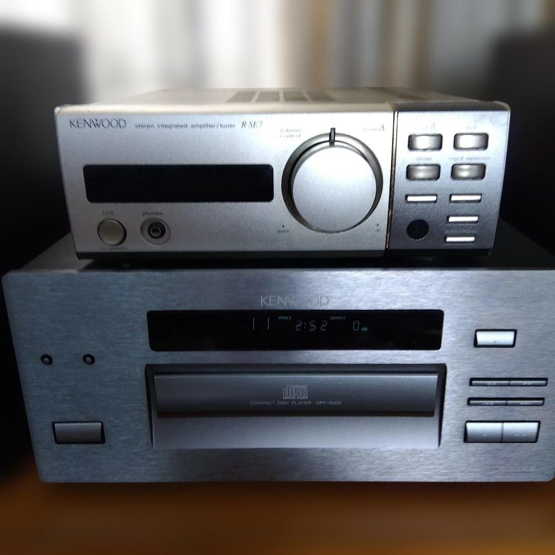 CDデッキ高性能 KENWOOD DPF-5002　 R-SE7 アンプ
