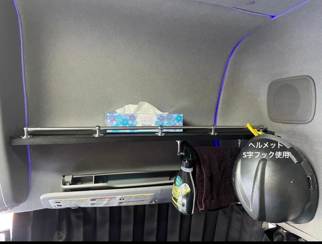 UD クオン 専用 ルーフラックmini バイザー上 棚 車中泊 収納 カスタム