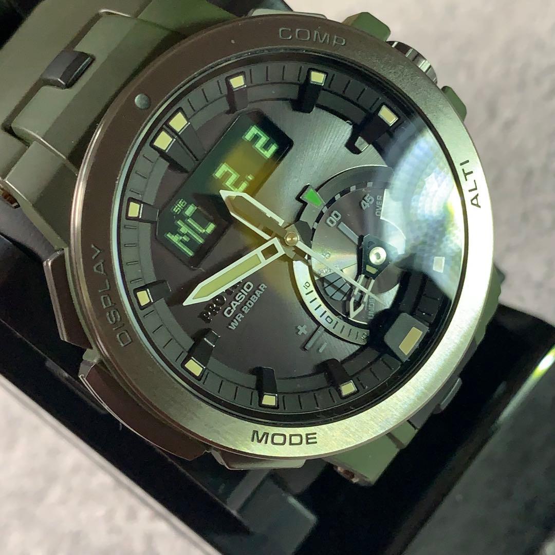 CASIO PROTREK PWR-7000 Military Green - メルカリ