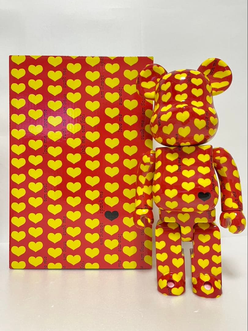 BE@RBRICK Yellow Heart Reverse 400％のみ - メルカリ