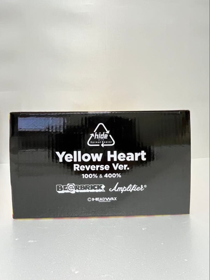 BE@RBRICK Yellow Heart Reverse 400％のみ - メルカリ