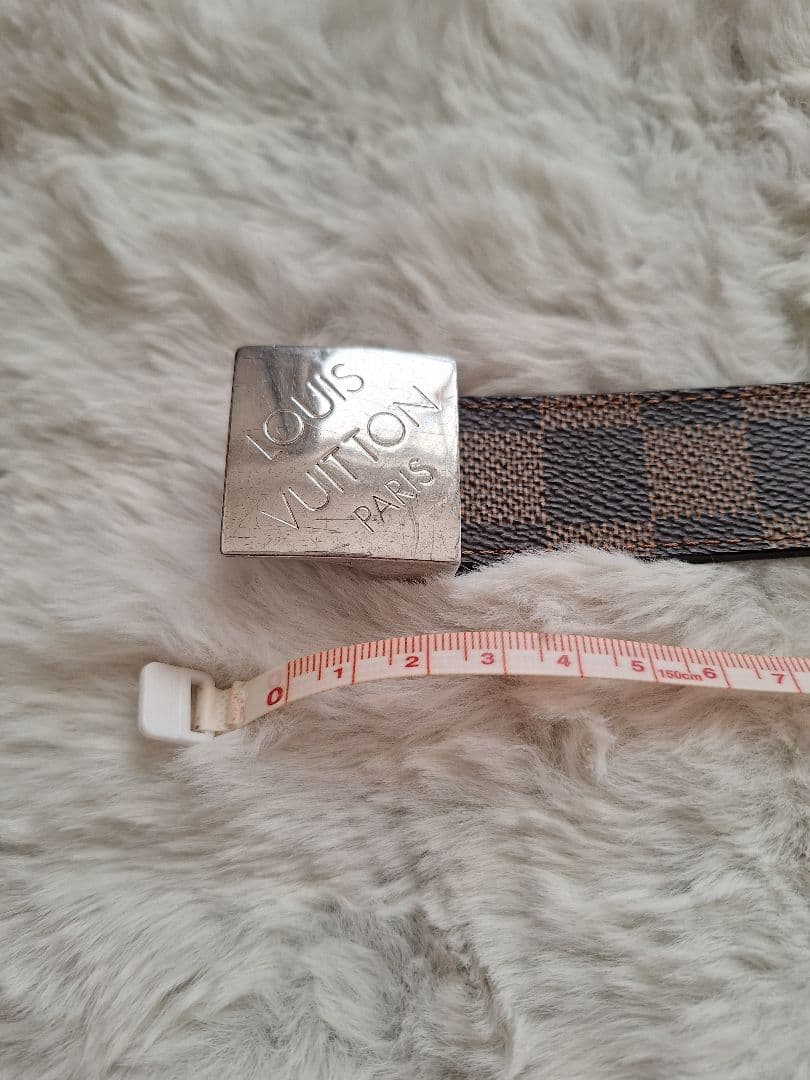 最終値下げ！ルイ・ヴィトン ダミエ ベルトサンチュールキャレ ウエスト90サイズ 楽天市場】LOUIS VUITTON ルイ ヴィトン ダミエ サンチュール キャレ