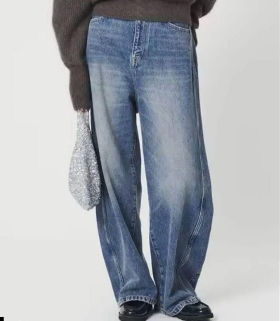 25aw BEAUTY&YOUTH UNITEDARROWS カーブデニムパンツ BEAUTY&YOUTH UNITED ARROWS｜【WEB限定】カーブ デニムパンツ