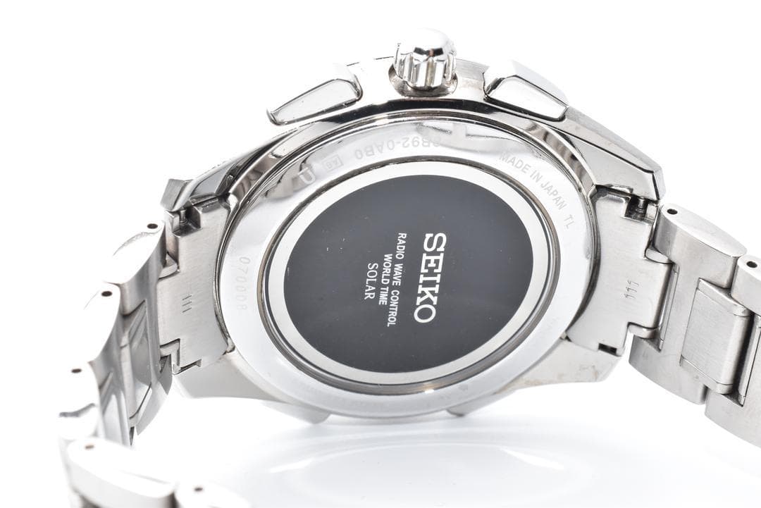 稼働】SEIKO ブライツ 8B92-0AB0 クロノグラフ メンズ 腕時計 - メルカリ