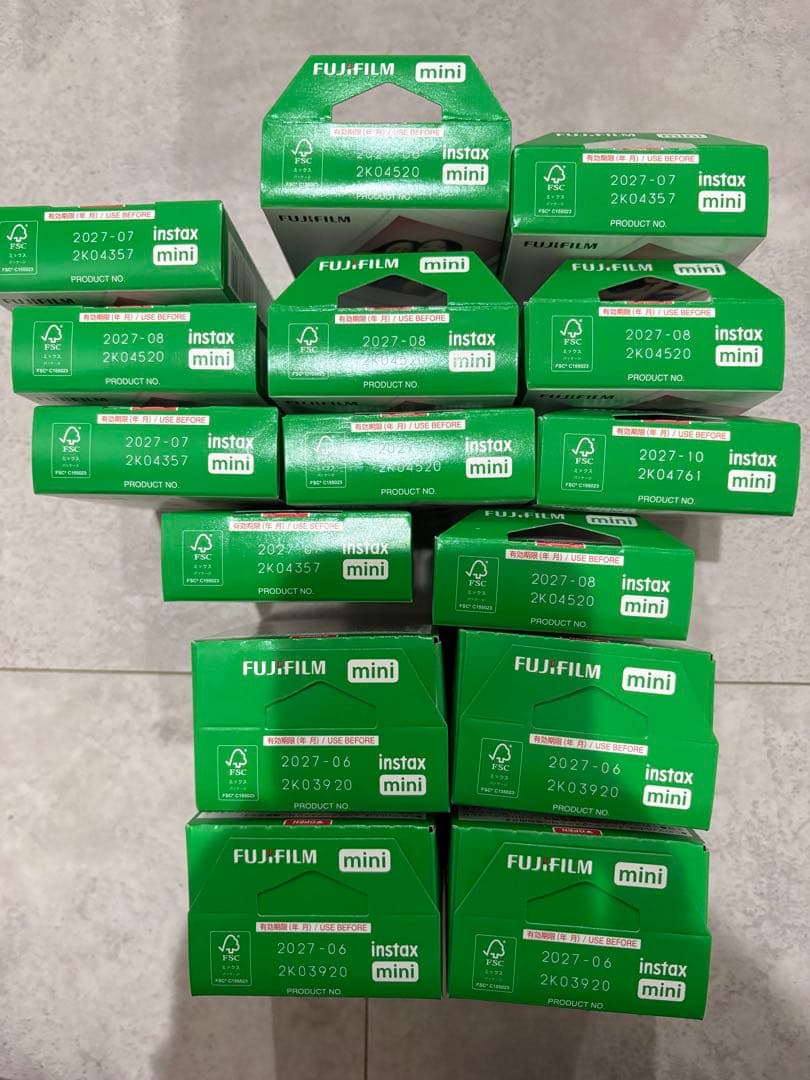 instax mini チェキフィルム 10枚入り 11個 20枚入4個