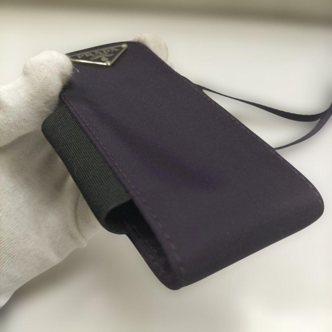 JBE07-8 プラダ シガレットケース トライアングル 携帯ケース