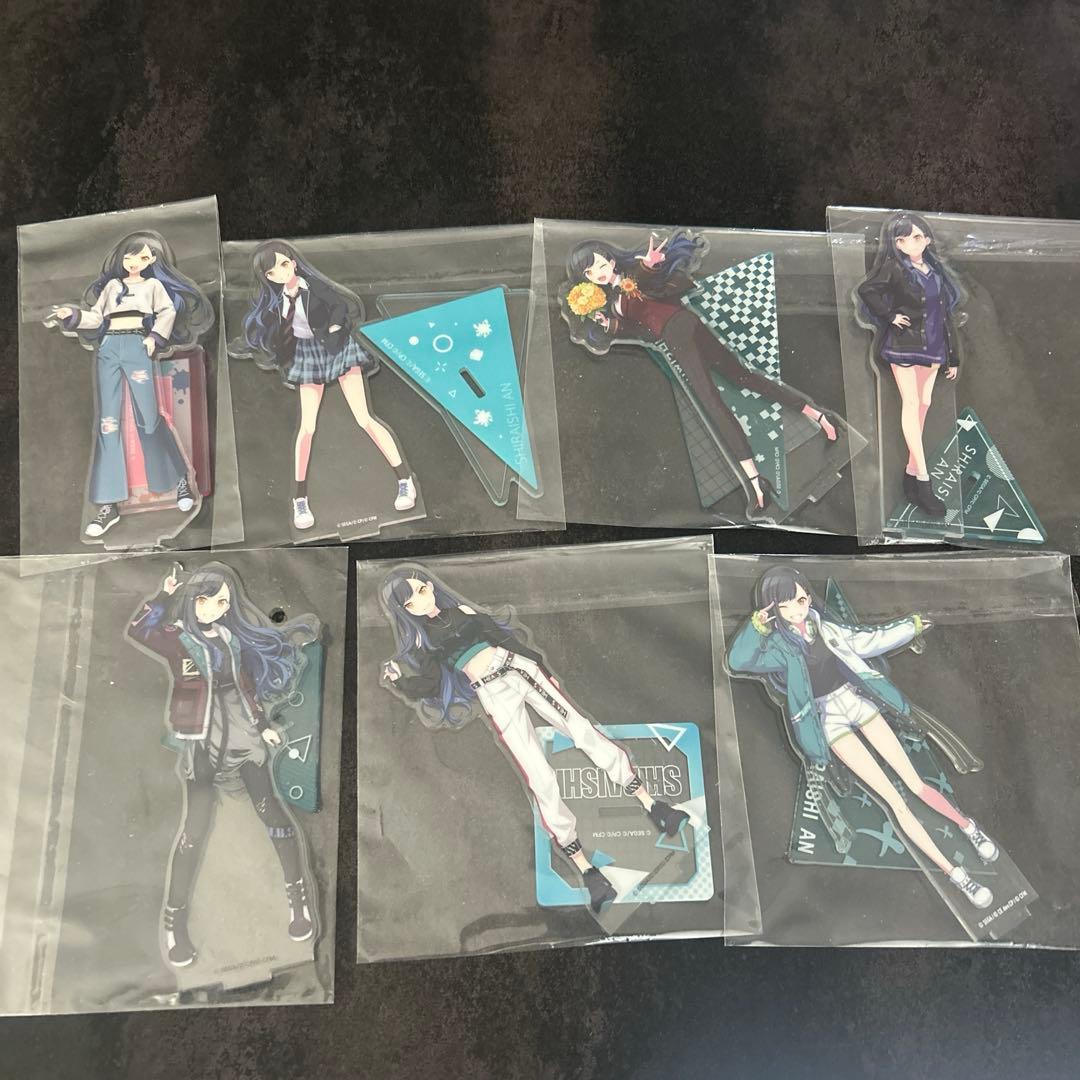 プロセカ 白石杏 アクリルスタンド 7個セット ビビバス 一番くじ
