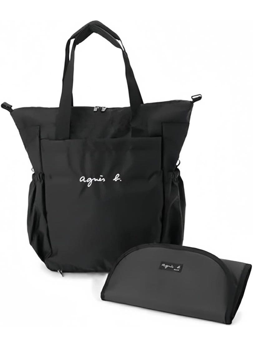 agnes b.アニエスベー⭐︎トートバッグ⭐︎マザーズバッグ⭐︎ブラック Amazon | [agnes b.] [アニエスべー] マザーズバッグ ペアレンツバッグ