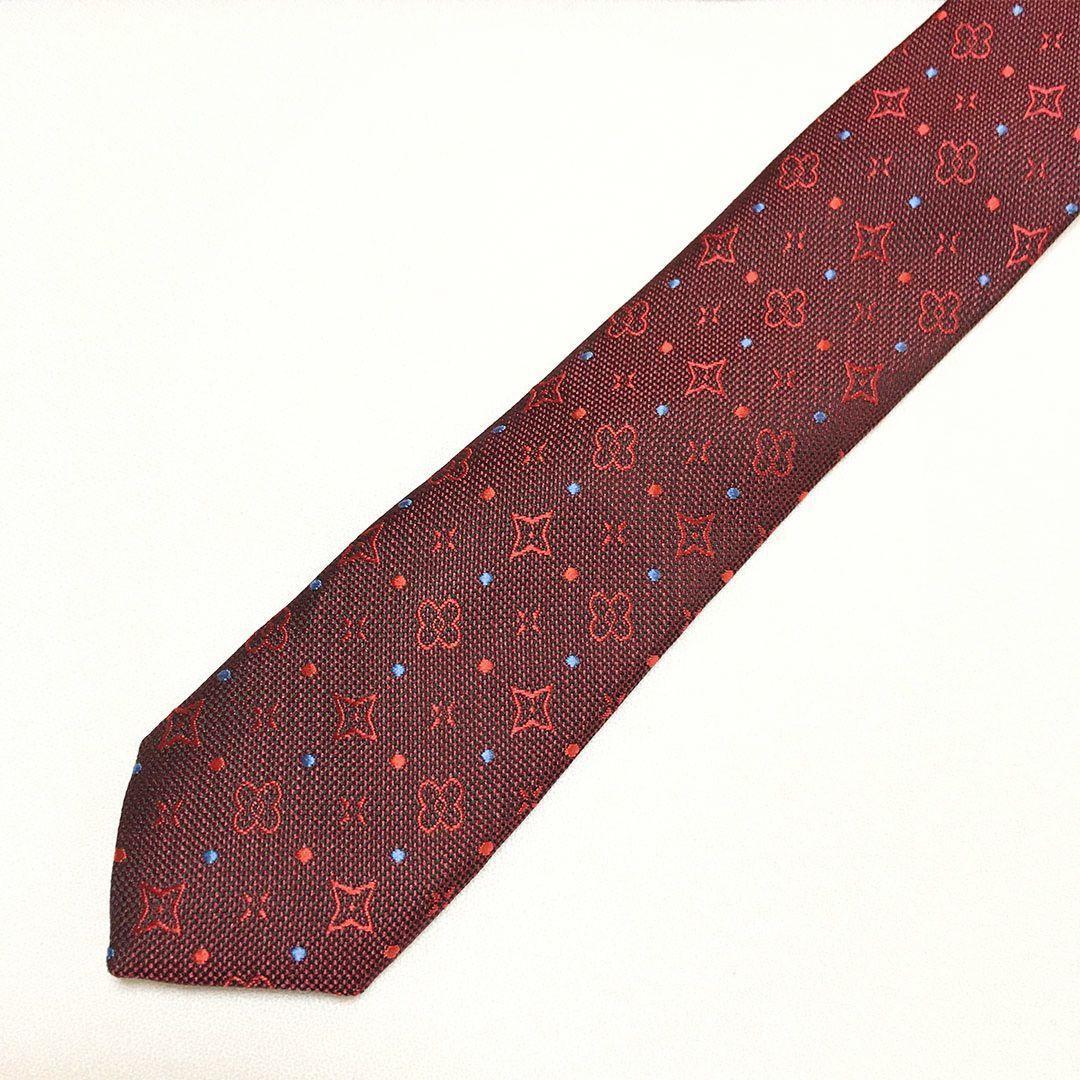 未使用級 ルイヴィトン Louis Vuitton ネクタイ 花柄 モノグラム