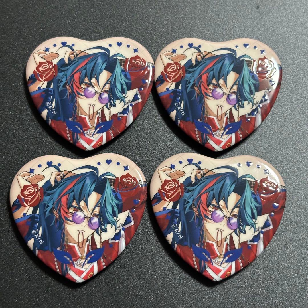 にじさんじ Rose Valentine ハート缶バッジ ノーマル 魁星 - メルカリ